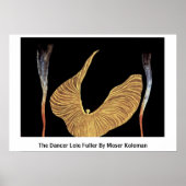 The Dancer Loie Fuller By Moser Koloman Poster (Vorne)