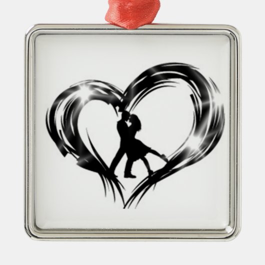 "THE" DANCING COUPLE ORNANAMENT ORNAMENT AUS METALL (Vorne)