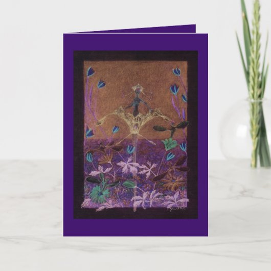 The dancing"Iris" fairy doll Karte (Vorderseite)