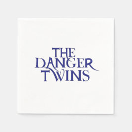 The Danger Twins: Blueberry (dunkelblau) Serviette