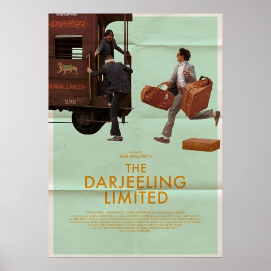 The Darjeeling Limited Film AltPoster Poster (Vorne)