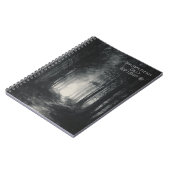 The Dark Forest ruft Spiral Foto Notebook Notizblock (Linke Seite)