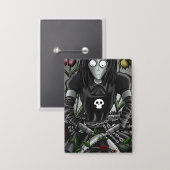 The Dark Mirror collector pin 2 Button (Vorderseite/Rückseite)