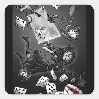 The Dark Mirror collector pin 3 Quadratischer Aufkleber