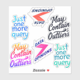 The Data Life Vinyl Sticker Pack