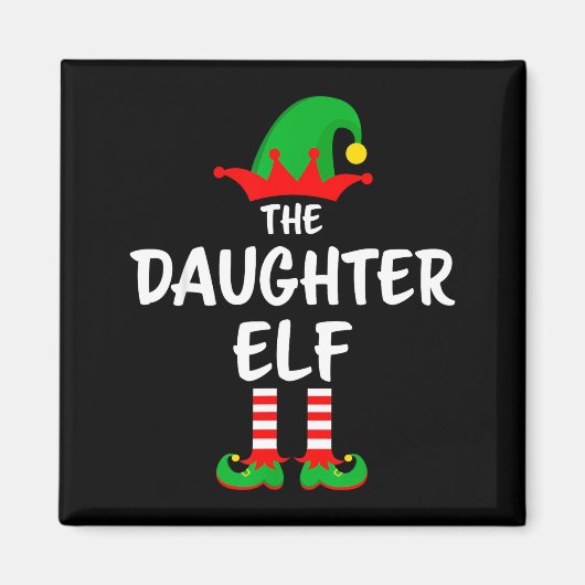 The Daughter Elf Matching Family Christmas Magnet (Vorne)