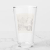 The Day After (von Edvard Munch) Glas (Rückseite)