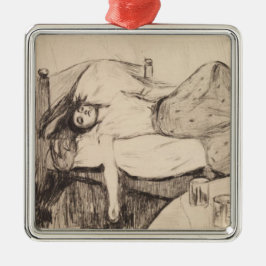 The Day After (von Edvard Munch) Ornament Aus Metall
