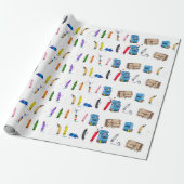 The Day the Crayons Quit Themed Wrapping Paper Geschenkpapier (Ungerollt)