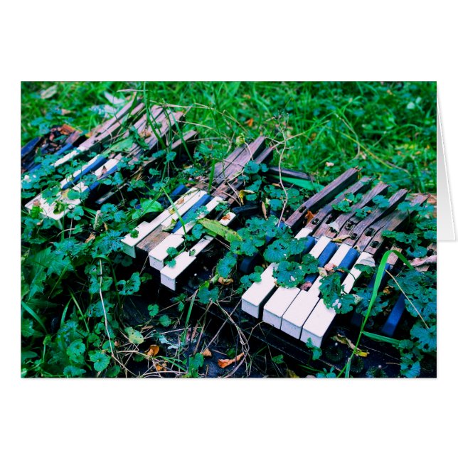 The Day the Music Died  -  Blank Inside Card (Vorderseite (Horizontal))