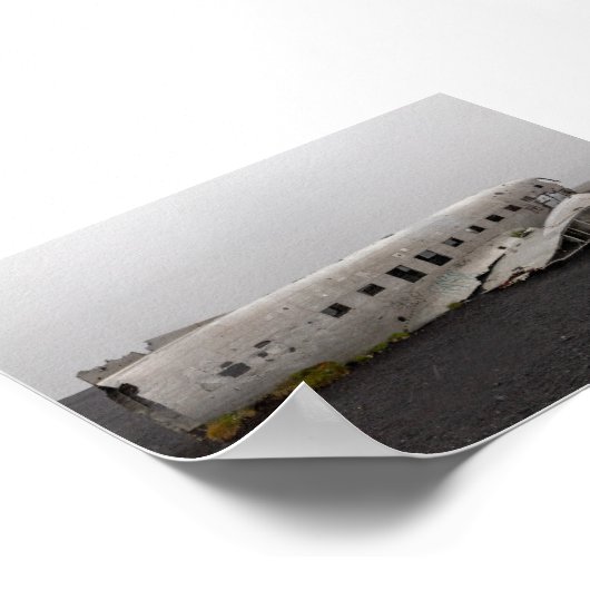 The DC9 plane wreck Poster (Ecke)