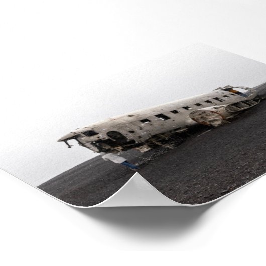 The DC9 plane wreck Poster (Ecke)