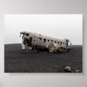 The DC9 plane wreck Poster (Vorne)