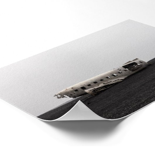 The DC9 plane wreck Poster (Ecke)