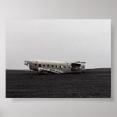 The DC9 plane wreck Poster (Vorne)