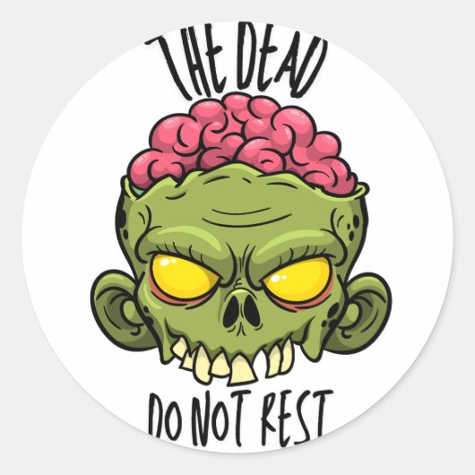 The Dead Do Not Rest - Sticker (Vorderseite)
