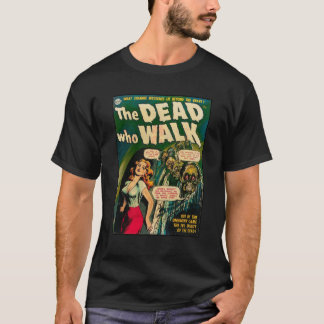The Dead Who Walking Vintagen Horror Comic Buch T-Shirt