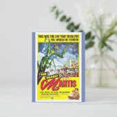 THE DEADLY MANTIS film poster Postkarte (Stehend Vorderseite)