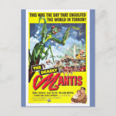 THE DEADLY MANTIS film poster Postkarte (Vorderseite)
