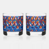 🌊 "The Deep End" Rocks (Pair) Whiskyglas (Rechts)