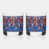 🌊 "The Deep End" Rocks (Pair) Whiskyglas (Links)