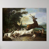 The Deer Hunt, 1718 Poster (Vorne)