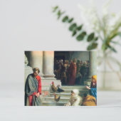 The Denial of Peter by Carl Bloch Postkarte (Stehend Vorderseite)