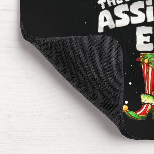 The Dental Istant Elf Family Matching Group Christ Mousepad (Ecke)