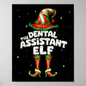 The Dental Istant Elf Family Matching Group Christ Poster (Vorne)