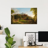 The Departure - Thomas Cole Fine Art Poster (Heimbüro)