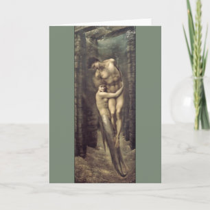 "The Depths of the Sea" von Edward Burne-Jones Karte