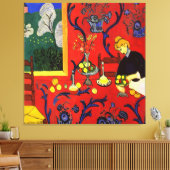 The Dessert: Harmony in Red (The Red Room) Matisse Leinwanddruck (Insitu (Wohnzimmer))