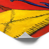 The Dessert: Harmony in Red (The Red Room) Matisse Poster (Ecke)