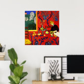 The Dessert: Harmony in Red (The Red Room) Matisse Poster (Heimbüro)
