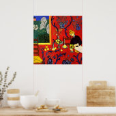 The Dessert: Harmony in Red (The Red Room) Matisse Poster (Küche)