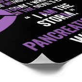 The Devil - Bauchspeicheldrüsenkrebs-Sensibilisier Poster (Ecke)