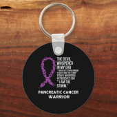 The Devil - Bauchspeicheldrüsenkrebs-Sensibilisier Schlüsselanhänger (Vorderseite)