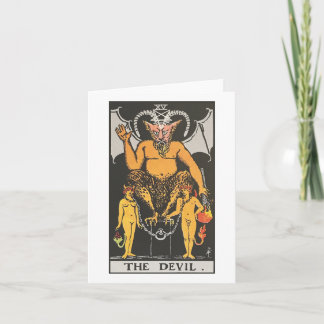 The Devil card - Rider Waite Smith Tarot Karte
