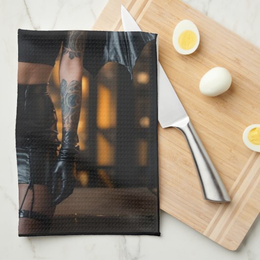 The devil Handtuch (Viertel Falte)