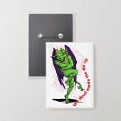 The Devil Made Me Do It! Button (Vorderseite/Rückseite)