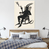 The Devil's Break - Dark Spaß Wall Art Leinwanddruck (Insitu (Schlafzimmer))