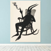 The Devil's Break - Dark Spaß Wall Art Leinwanddruck (Insitu (Holzboden))