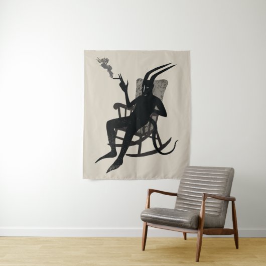 The Devil's Break - Dark Spaß Wall Art Wandteppich (Beispiel)
