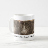 The Devil's Pit, Kegon Falls, Chuzenji, Japan Kaffeetasse (Vorderseite Links)