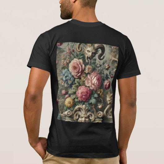 The Devourer of Bloom & Bone – Gothic Wearable Art T-Shirt (Rückseite)