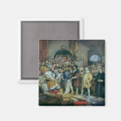 The Diet of Spires, 19. April 1529 Magnet (Vorderseite/Rückseite)