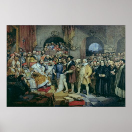 The Diet of Spires, 19. April 1529 Poster (Vorne)