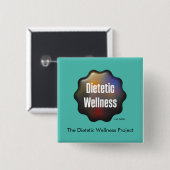 The Dietetic Wellness Project Logo + Est. Button (Vorne & Hinten)