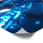 The Digital Maelstrom: Gateway to Cyber Infinity Poster (Ecke)