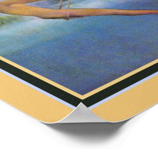 "The Dinky Bird" ca. 1904 Maxfield Parrish Poster (Ecke)